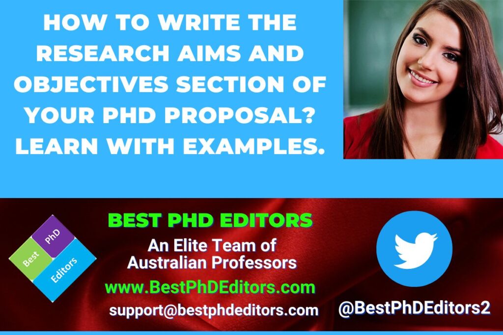 How to Write the RESEARCH AIMS AND OBJECTIVES Section of PhD Proposal