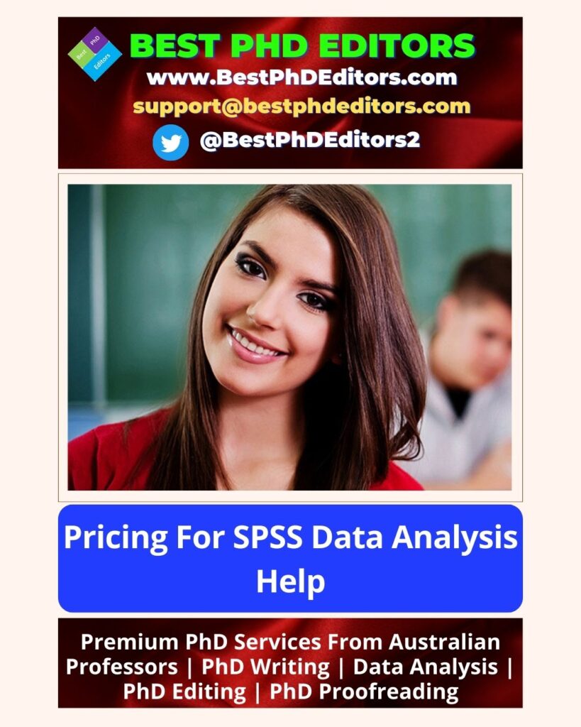 SPSS Data Analysis Services Pricing