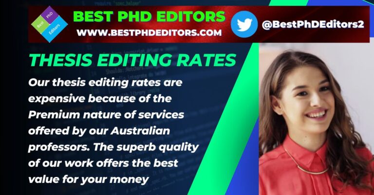 Thesis Editing Rates
