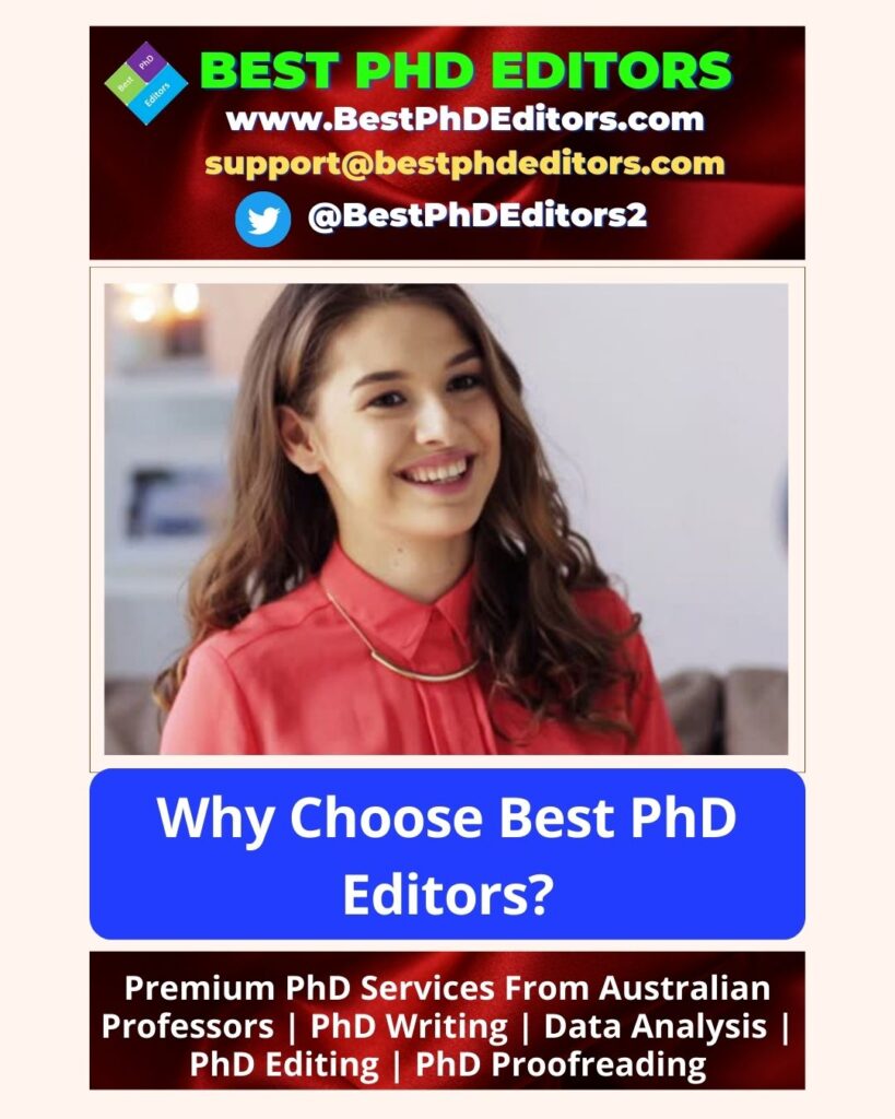 Why Choose Best PhD Editors